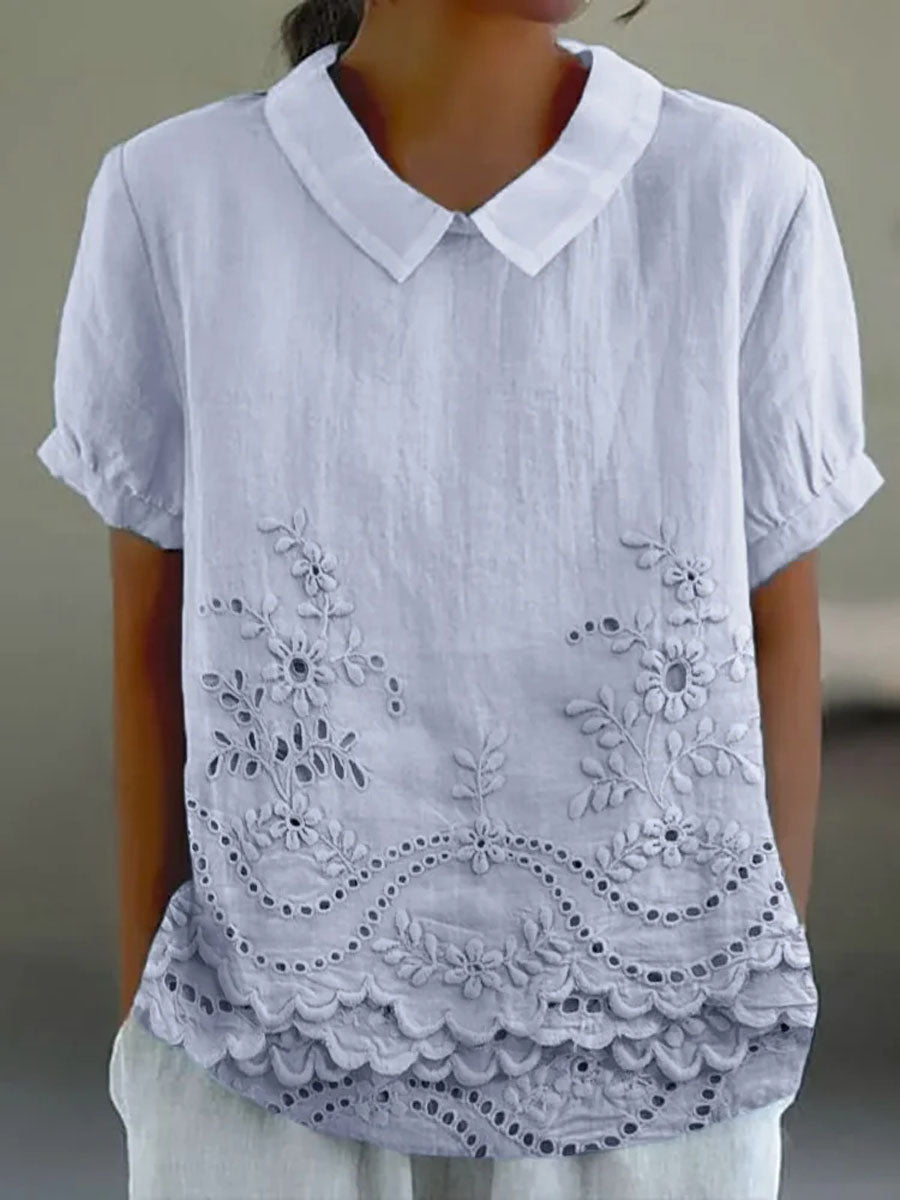 Liora™ | Elegant Embroidered Top