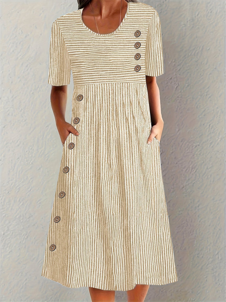 Saylor™ | Casual Chic Stripe Dress