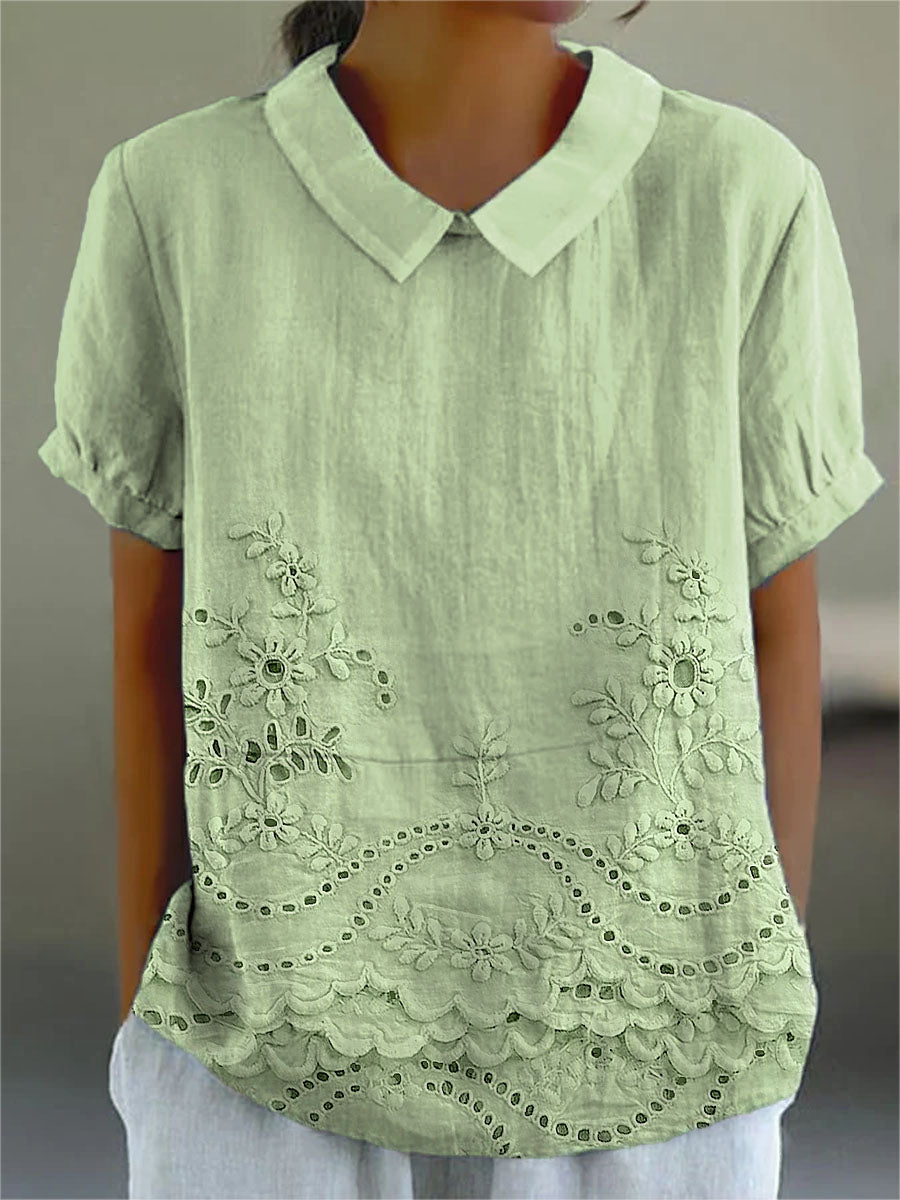 Liora™ | Elegant Embroidered Top