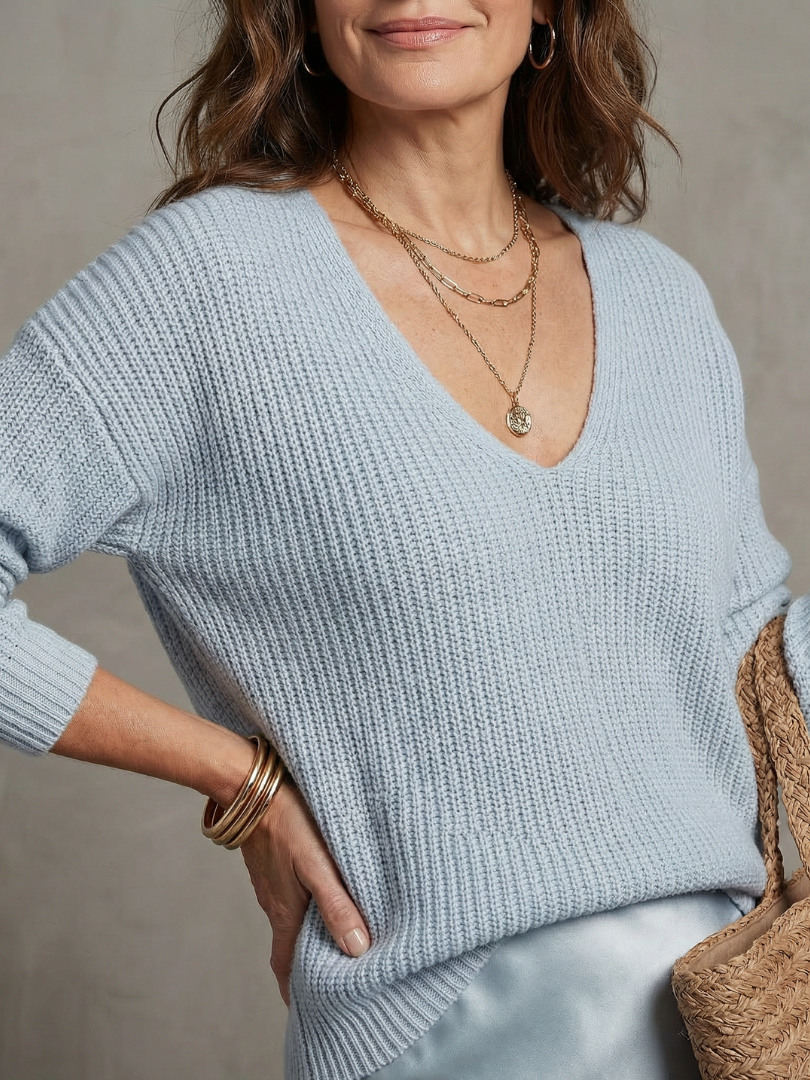 Luciana | Satin Bias Skirt with Knit Set