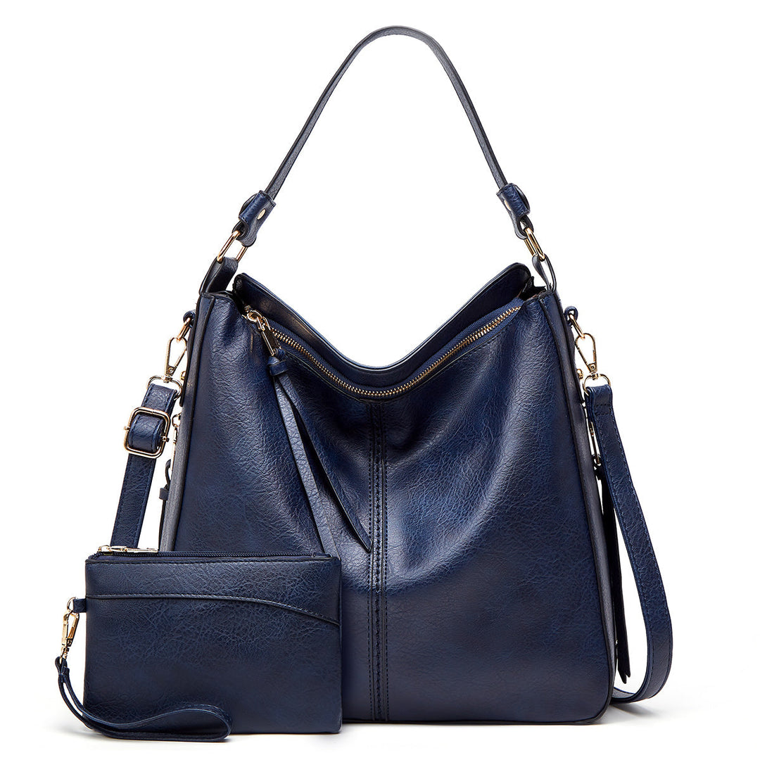Patrice™ Soft Leather Hobo Tote Bag with Hidden Anti Theft Pocket