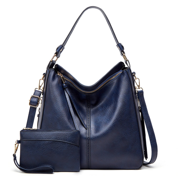 Patrice™ Soft Leather Hobo Tote Bag with Hidden Anti Theft Pocket