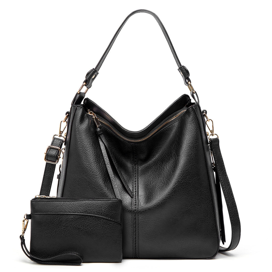 Patrice™ Soft Leather Hobo Tote Bag with Hidden Anti Theft Pocket