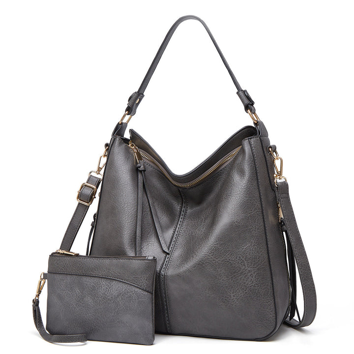 Patrice™ Soft Leather Hobo Tote Bag with Hidden Anti Theft Pocket