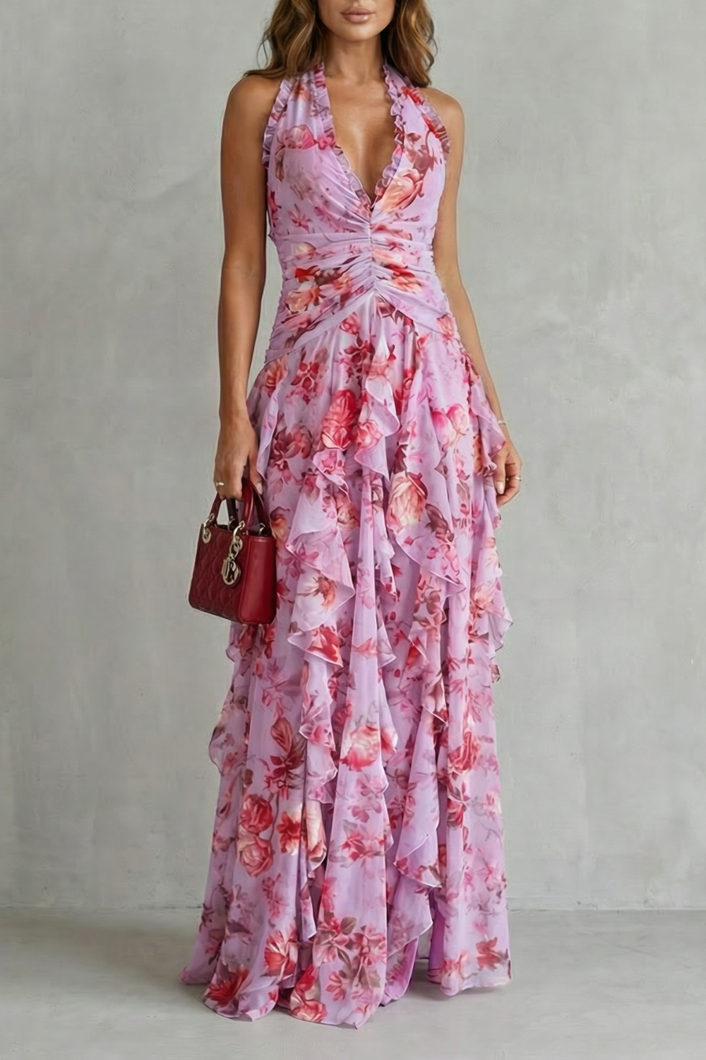 Savannah™ | Halter Maxi Dress