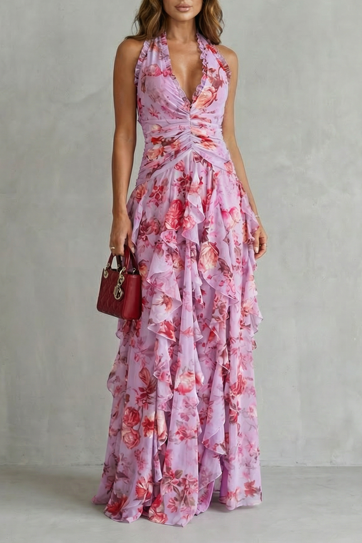 Savannah™ | Halter Maxi Dress