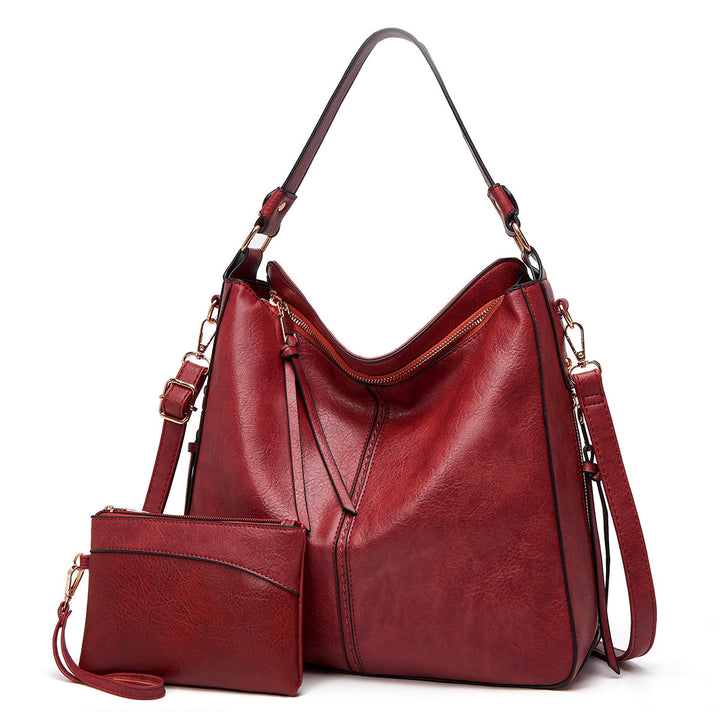 Patrice™ Soft Leather Hobo Tote Bag with Hidden Anti Theft Pocket