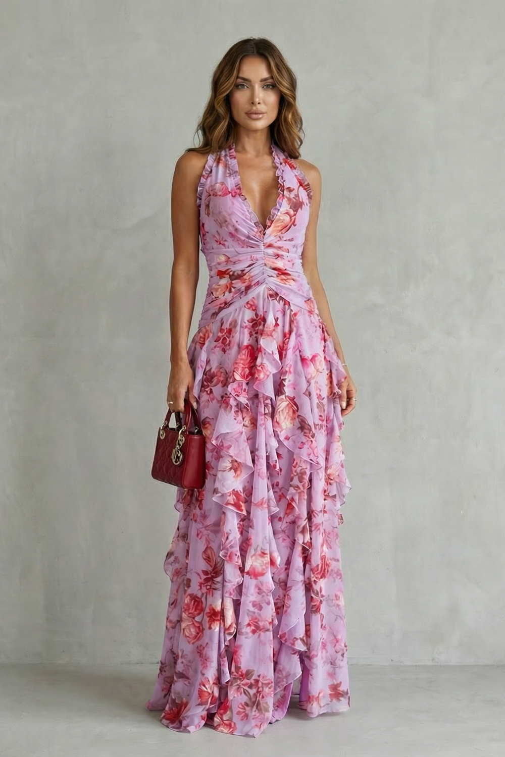 Savannah™ | Halter Maxi Dress
