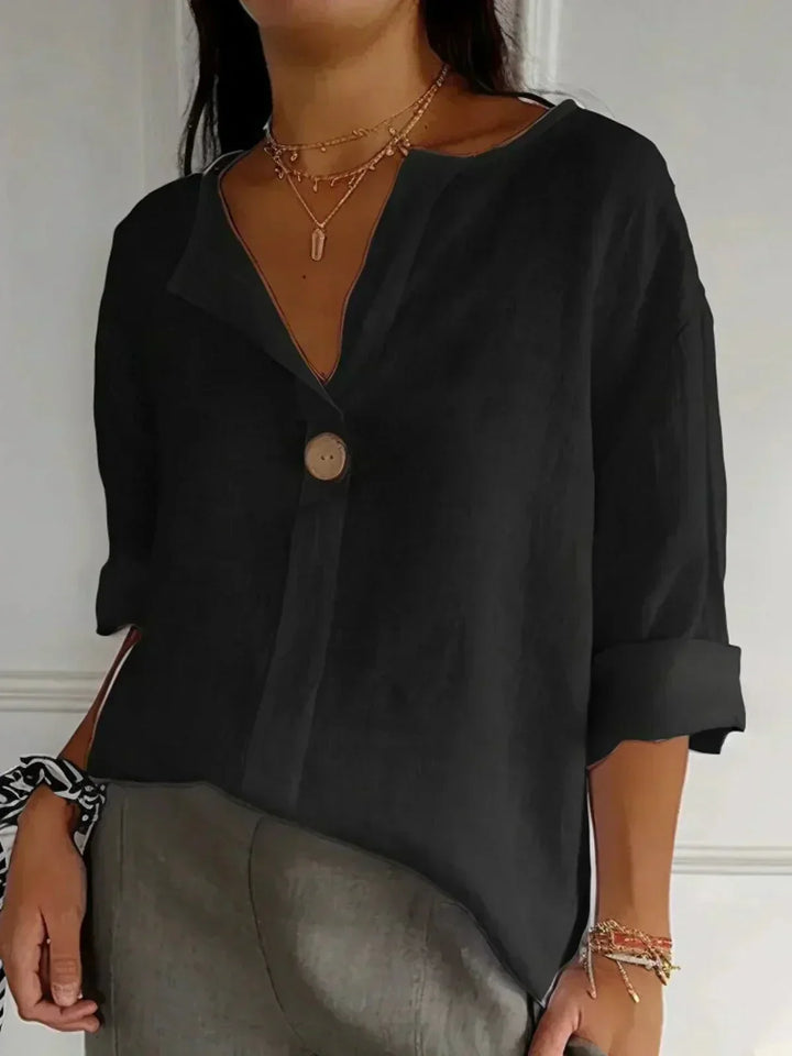 Luanne™ Relaxed V-Neck Top