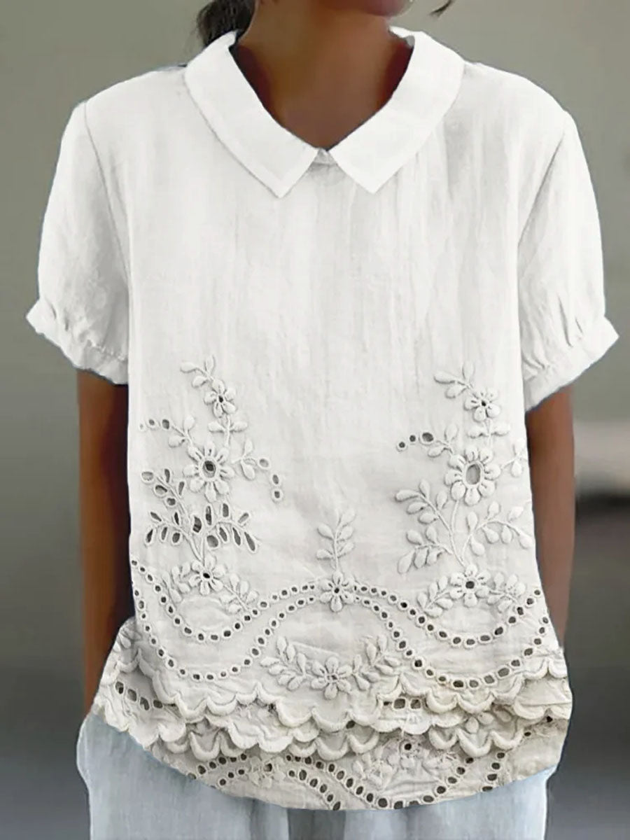 Liora™ | Elegant Embroidered Top