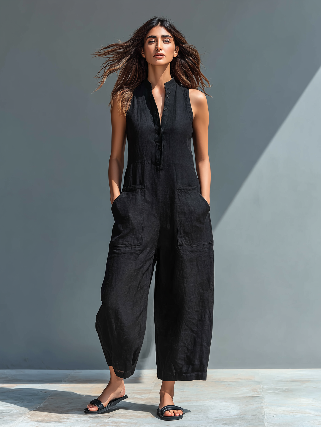 Claire™ | Elegant Sleeveless Jumpsuit