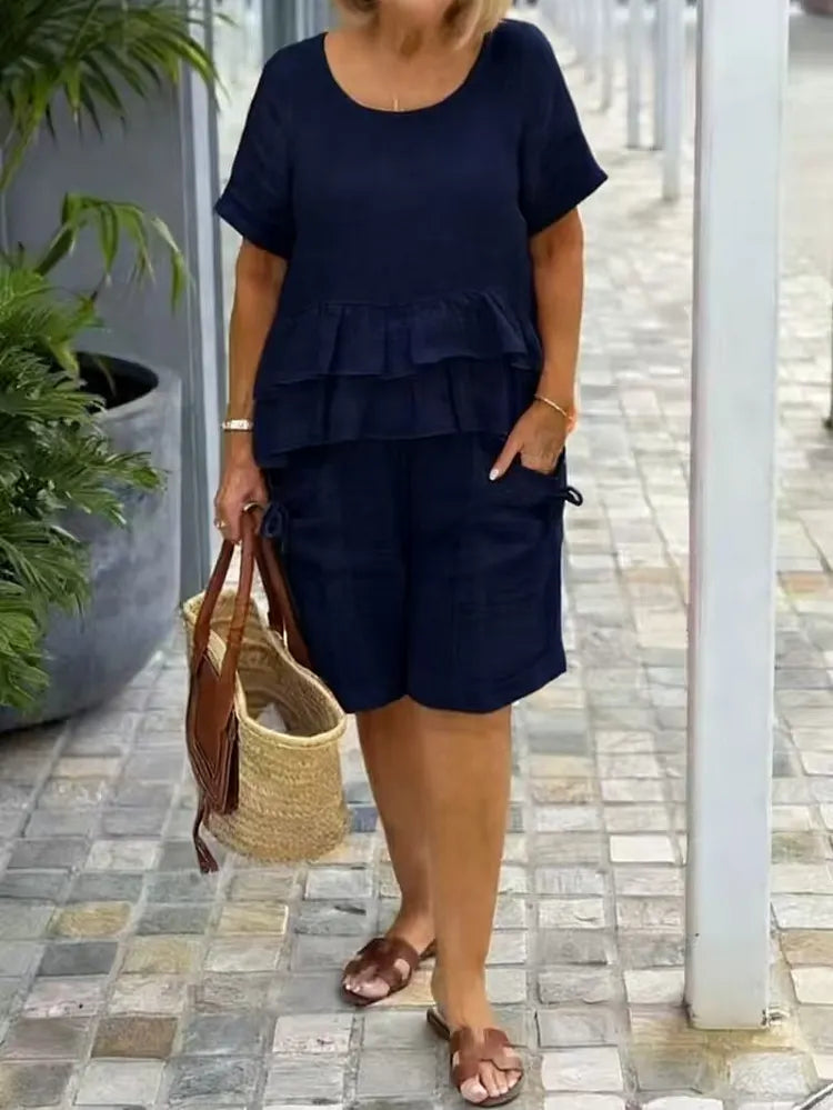 Kennedy™ | Top And Shorts Casual Suit