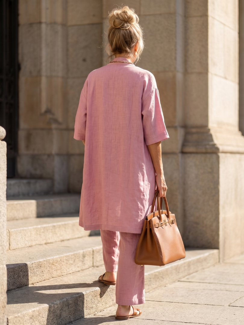Yael | Casual Three-Piece Top and Pants Set