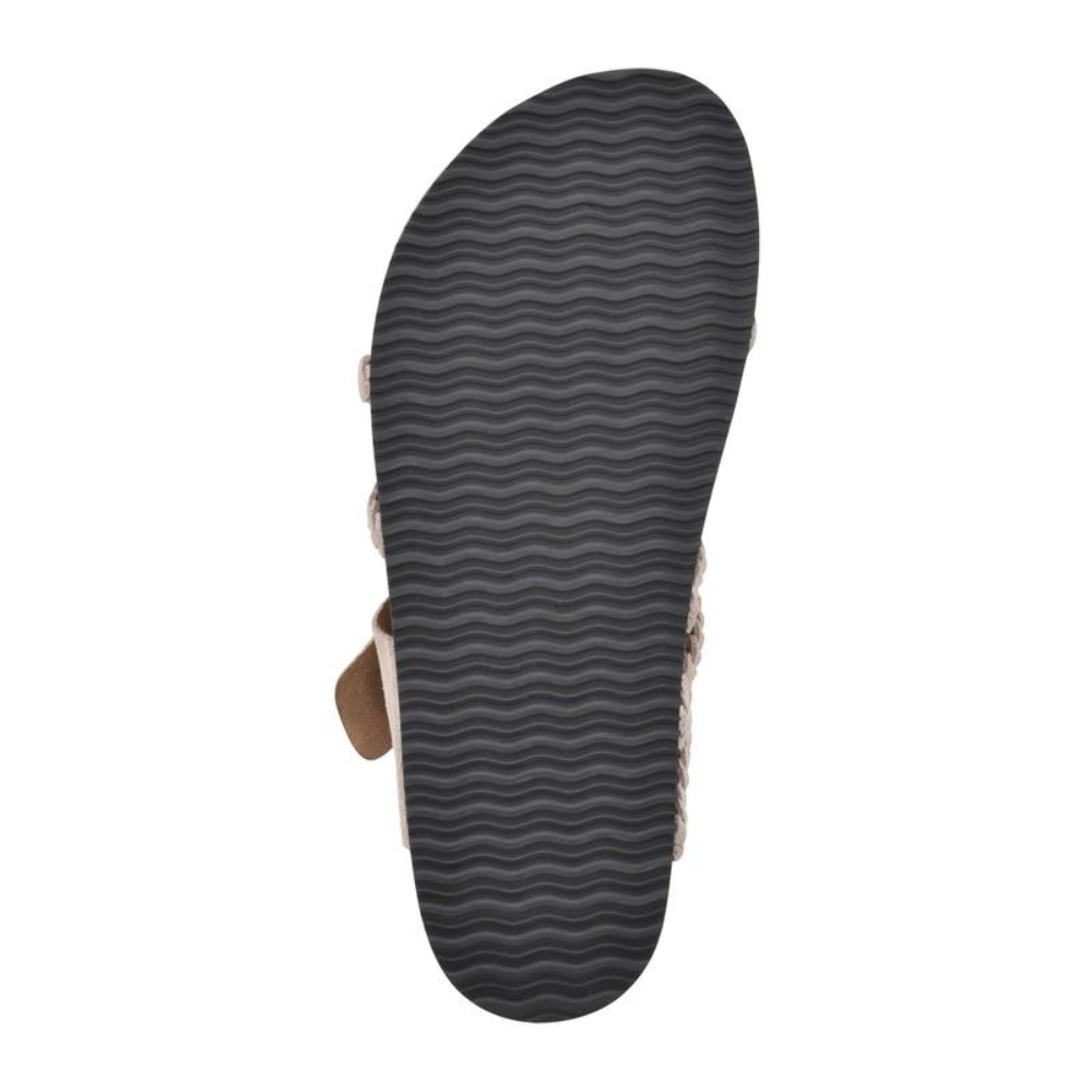 Hadley™ Braided Suede Sandals Flat Cork Natural Comfort