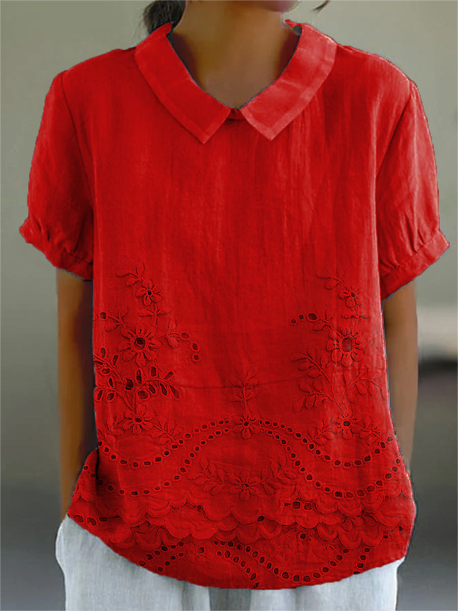 Liora™ | Elegant Embroidered Top