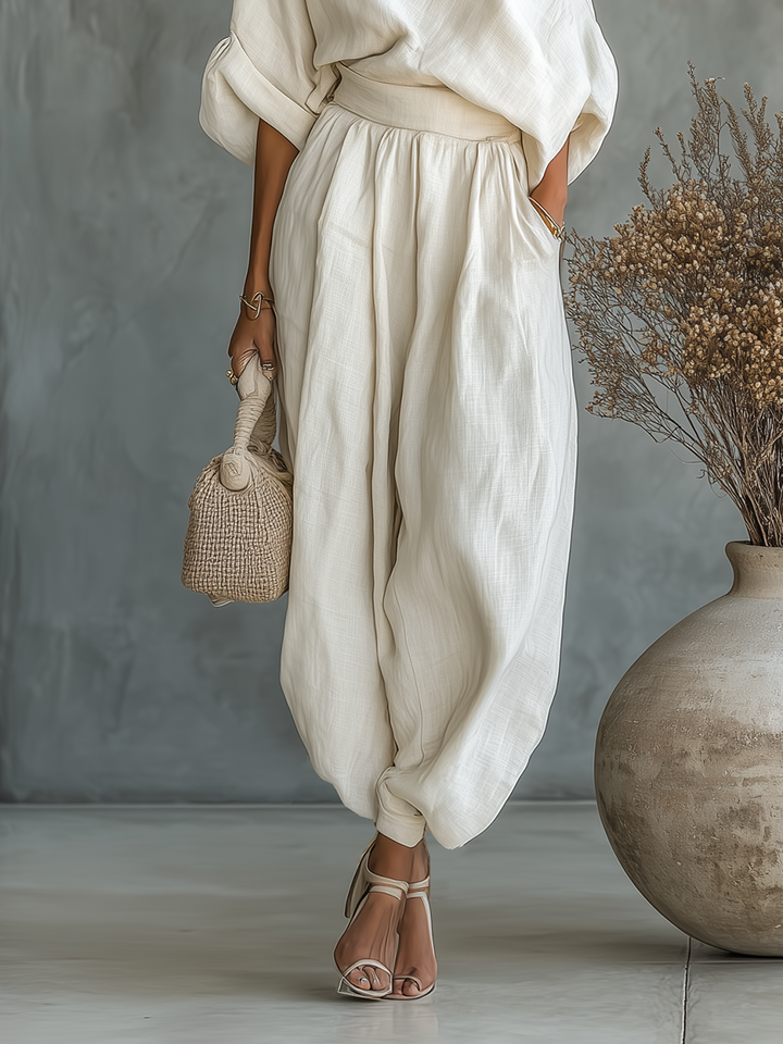 Linen Suit Off-White