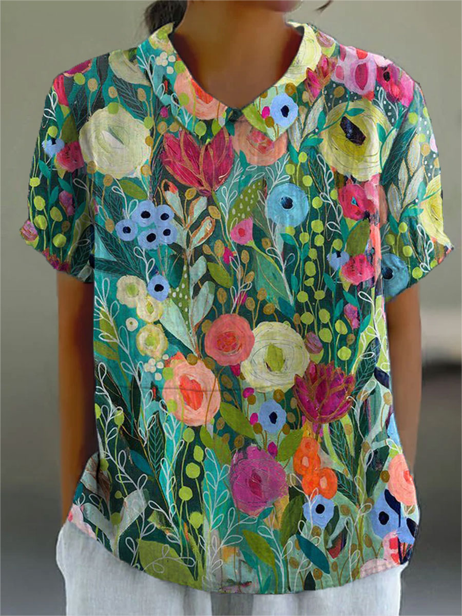Anita™ | Vintage Floral Blouse