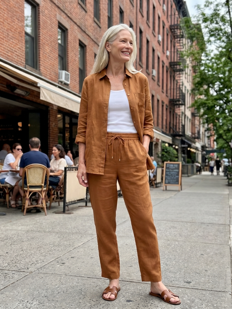 Noor | Long Sleeve Shirt and Tapered Pants Set