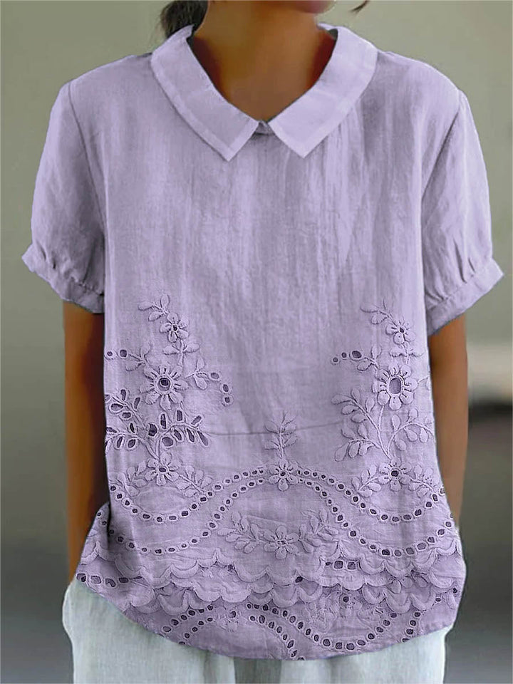 Liora™ | Elegant Embroidered Top