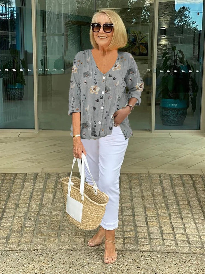 Monica™ | Chic Printed Blouse