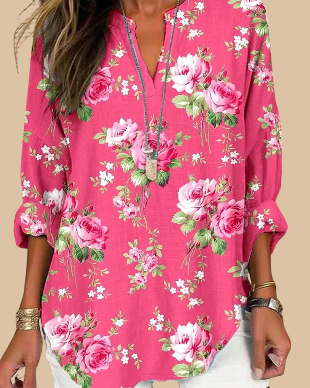 Lianne | Graceful Floral Blouse