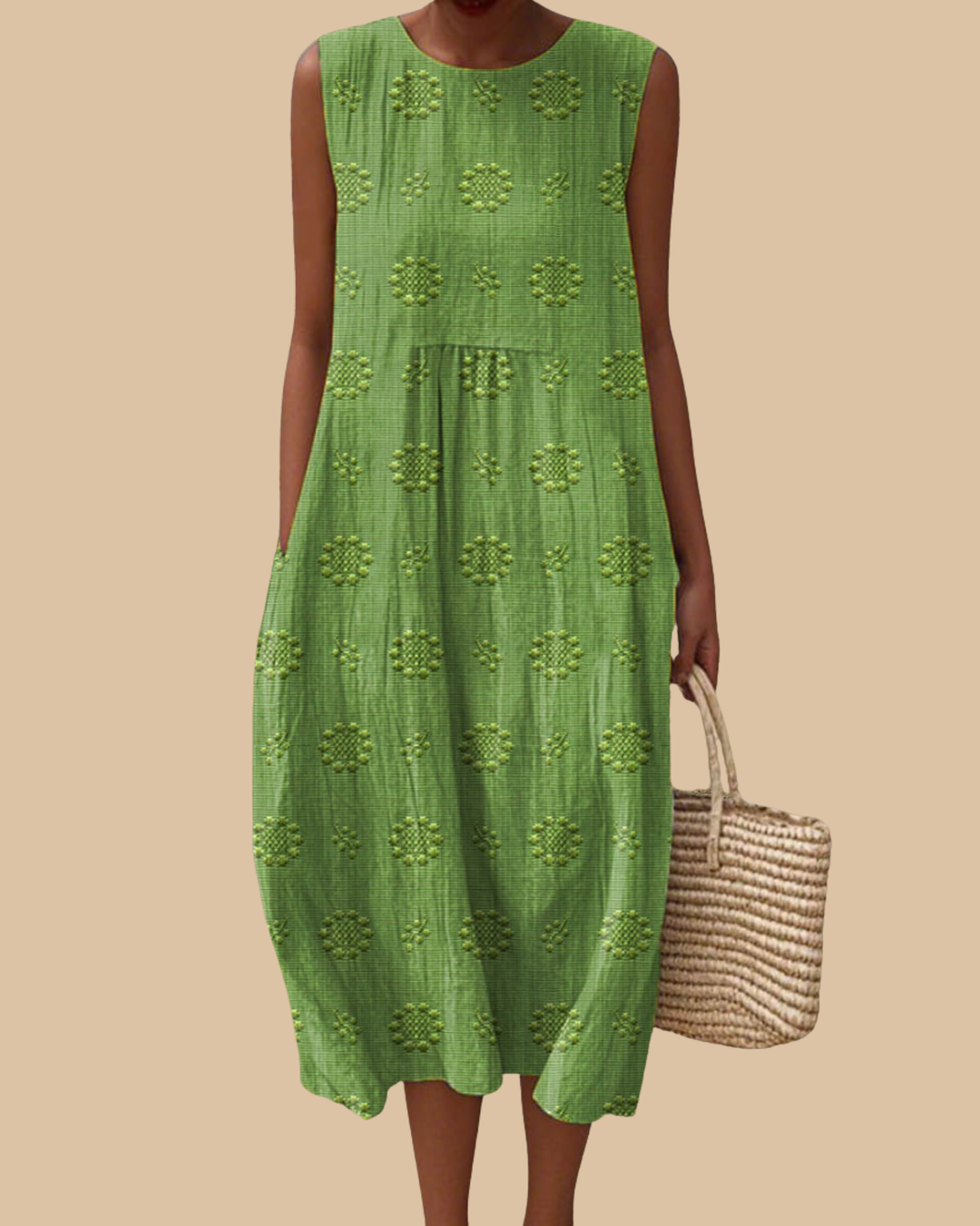 Kira | Elegant sleeveless dress with pockets