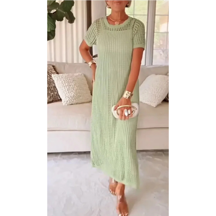 Beverly™ | Hollow Detail Maxi Dress + Inner Dress