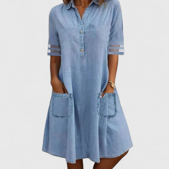 Brooklyn™ | Sculpting Denim Dress