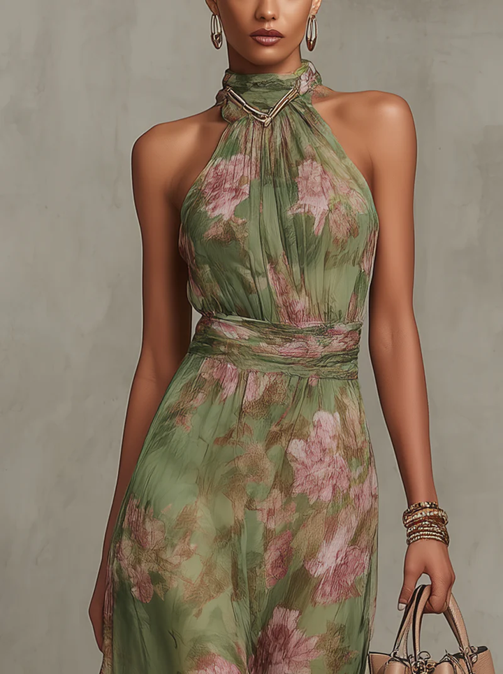 Deanna™ | Soft Watercolor Floral Dress