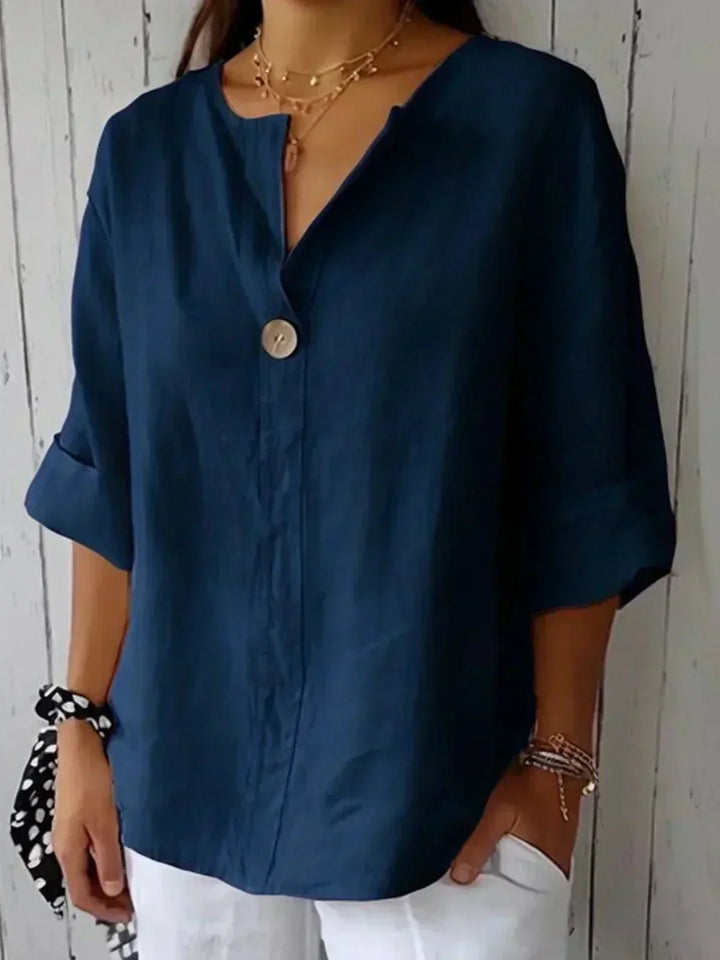 Luanne™ Relaxed V-Neck Top