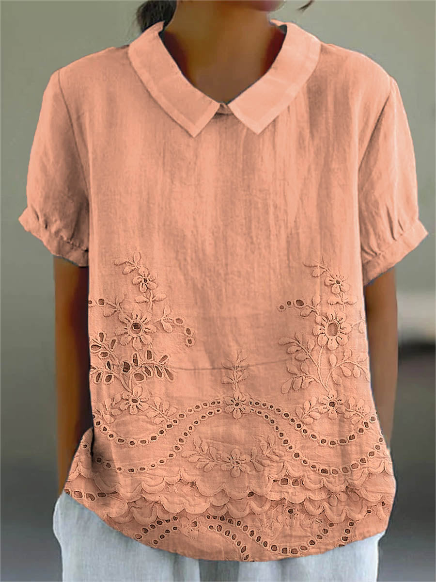 Liora™ | Elegant Embroidered Top