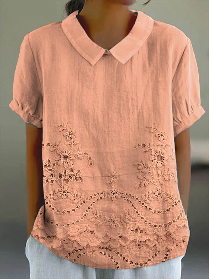 Liora™ | Elegant Embroidered Top