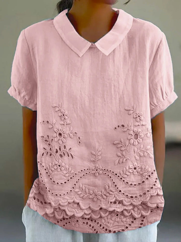 Liora™ | Elegant Embroidered Top