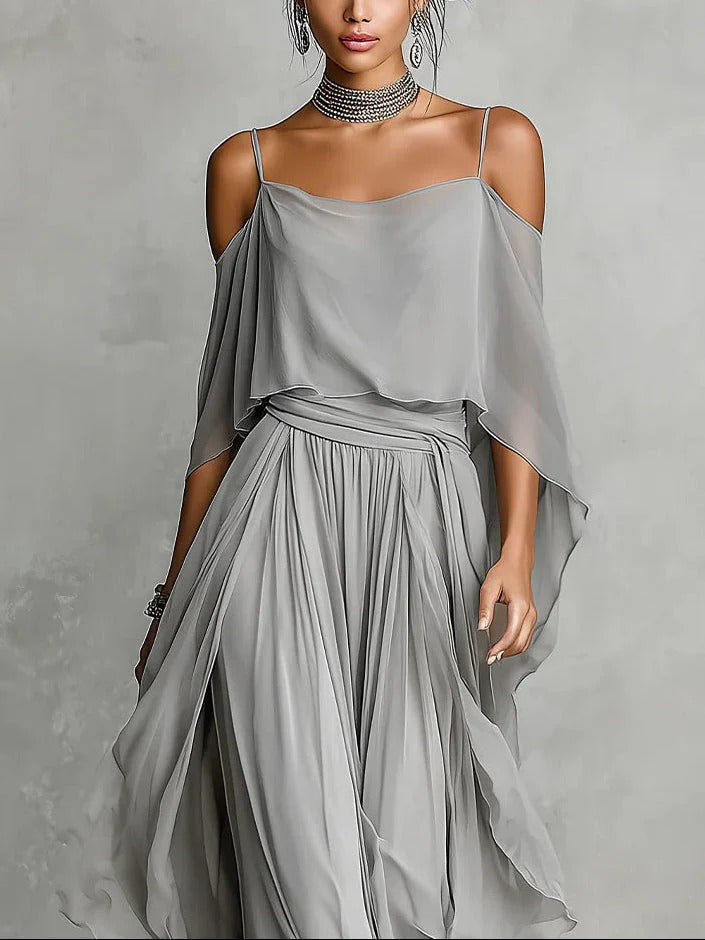 Joelle™ Off-Shoulder Flowy Set