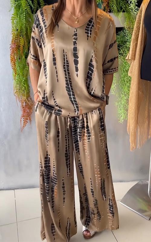 Marie – Printed Two-Piece Set