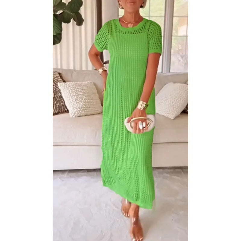 Beverly™ | Hollow Detail Maxi Dress + Inner Dress